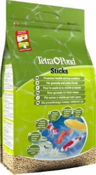 Tetra Pond Sticks, 40 L (5000 г) - основной корм в виде кормовых палочек