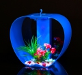 Аквариум "Яблоко" 25л.(синий) (MN-A-Blue) Chengdu Zhituo Aquatics Co.